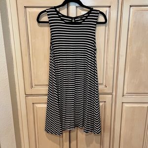 Black & White Striped Dress